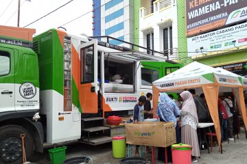 ACT Sumbar bagikan 1.000 porsi makanan ke masyarakat kurang mampu