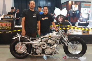 Modifikasi motor "Kedux Garage" borong penghargaan "Kustomfest 2019"