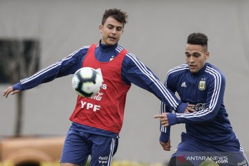 Dybala dan Martinez jadi pemain inti saat Argentina hadapi Jerman