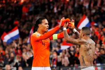 Kualifikasi Piala Eropa 2020: Belanda kalahkan Irlandia Utara 3-1
