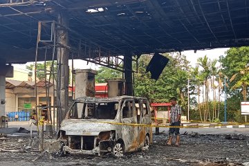 Polisi libatkan forensik ungkap kebakaran SPBU Setu