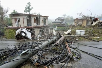 Topan Hagibis di Jepang akibatkan 10 orang tewas, belasan hilang