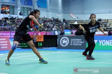 Tumbangkan unggulan kedua, Febriana/Amalia ke final WJC 2019