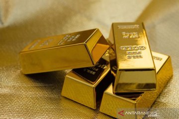 Harga emas naik 2 hari beruntun, dipicu penurunan saham di AS