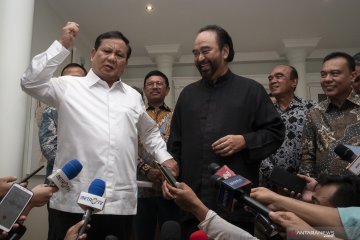 Pertemuan Prabowo Subianto dan Surya Paloh