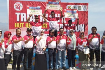 Jauhari Johan juara triathlon Bima