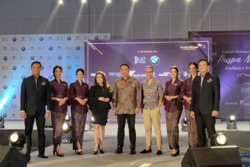 "Puspa Nusantara", seragam tematik awak kabin Garuda Indonesia