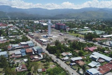 PUPR rampungkan penataan kawasan Menara Salib Wamena