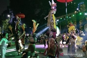 Seniman muda Bali pentas "Candra Bhawa" di Pekan Kebudayaan Nasional