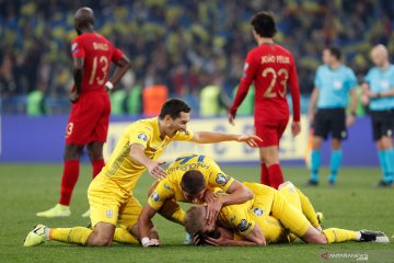 Kualifikasi Piala Eropa 2020 - Kalahkan Portugal, Ukraina lolos ke putaran final