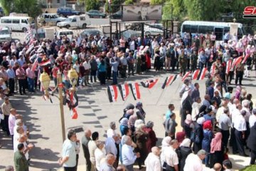 Rakyat Daraa protes serangan Turki ke wilayah Suriah