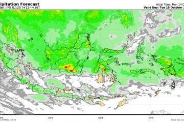 BMKG peringatkan potensi hujan lebat, petir sejumlah wilayah Lampung