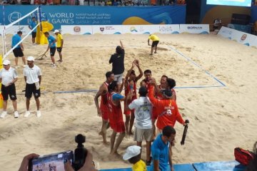 Tim voli pantai Indonesia rebut medali perunggu World Beach Games