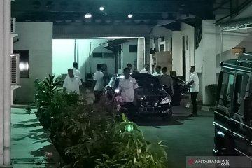 Presiden Jokowi kembali besuk Wiranto di RSPAD Gatot Soebroto