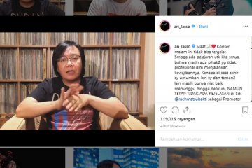 Ari Lasso dapatkan dukungan walau konser batal