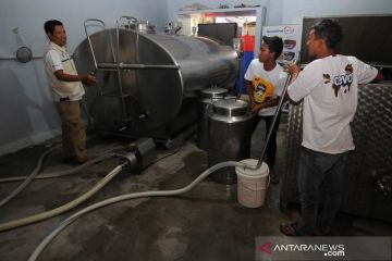 Bantuan tangki pendingin susu sapi perah
