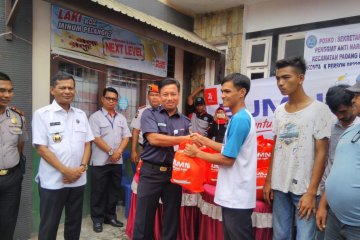 Pegiat antinarkoba di Padang dapat bantuan BUMN Hadir Untuk Negeri