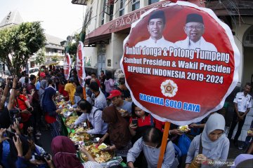 Syukuran jelang pelantikan Presiden Joko Widodo dan Wapres KH Ma'ruf Amin