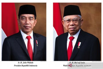 Foto resmi Presiden dan Wakil Presiden terpilih