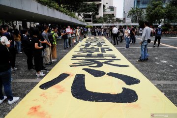 Hong Kong perketat keamanan menjelang protes yang direncanakan