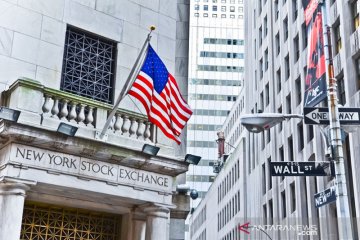 Wall Street naik didukung laporan laba positif dan berita geopolitik