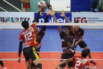 Bhayangkara Samator melaju ke babak final liga voli