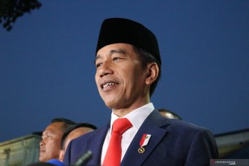 Usai dilantik, Presiden Jokowi berterima kasih kepada TNI-Polri