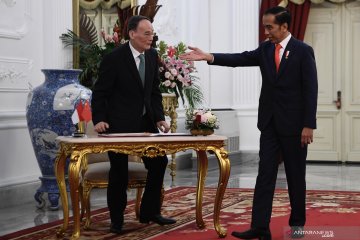 Presiden Jokowi terima kunjungan Wapres China