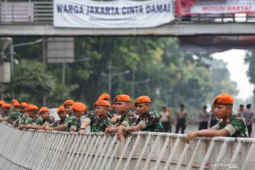 Jelang pelantikan presiden, jalan sekitar Istana ditutup