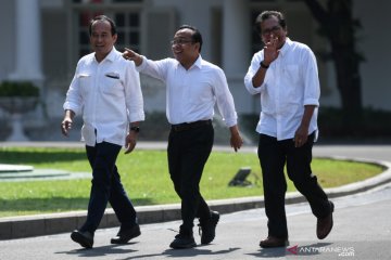 Pratikno, Nico, Fadjroel datangi istana kepresidenan