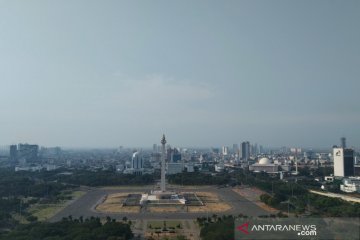 Cuaca cerah sapa Jakarta di Senin pagi pascapelantikan presiden