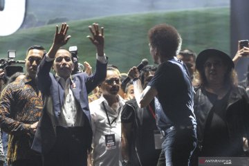 Usai pelantikan, Presiden Jokowi hadiri konser musik untuk republik
