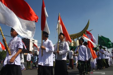 Kirab Hari Santri Nasional di Ngawi