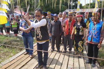 Pembukaan festival budaya Kayaan Mendalam meriah