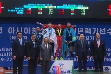 Lifter Indonesia borong medali di Kejuaraan Asia Junior