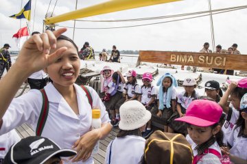 Open Ship KRI Bima Suci di Bali