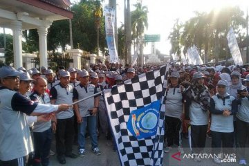 Ribuan warga Kota Pangkalpinang ikuti Jalan Sehat SAIK 2019