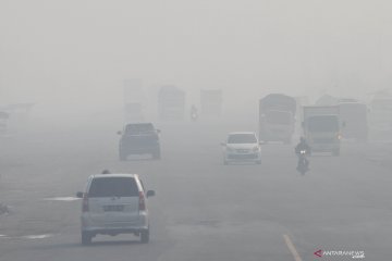 Kabut asap selimuti kabupaten Banjar