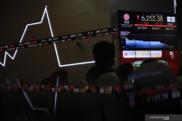 IHSG ditutup jatuh 96,57 poin, mengikuti pelemahan bursa saham Asia