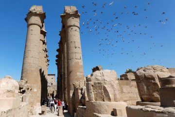 Menengok situs peninggalan sejarah Mesir Kuno, Kuil Luxor