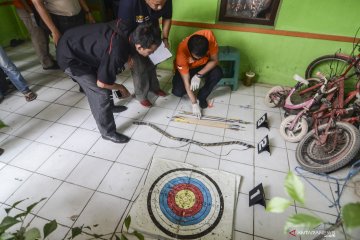 Penggeledahan rumah terduga teroris di Bekasi