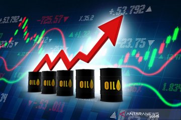 Harga minyak global naik didorong data ekonomi positif