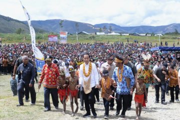 Presiden Jokowi kunjungi Pegunungan Arfak