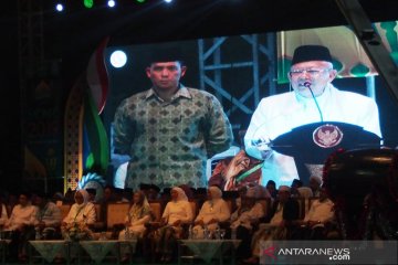 Wapres Ma'ruf Amin andalkan santri adang radikalisme