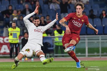 Zaniolo antar Roma bekap Milan 2-1
