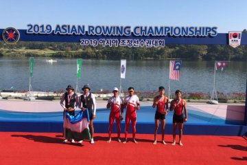 Indonesia raih satu emas di kejuaraan dayung rowing Asia