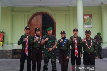 Kodim Kendari utus lima orang pramuka ikut Perkemahan KBN Tri Matra