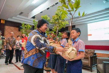 Menteri LHK ajak siswa sekolah global mandiri jaga lingkungan hidup