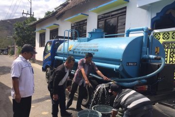 LPBINU-BPBD Kediri kirim air bersih untuk warga