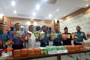 Lanal Palembang tingkatkan pengawasan perairan cegah narkoba